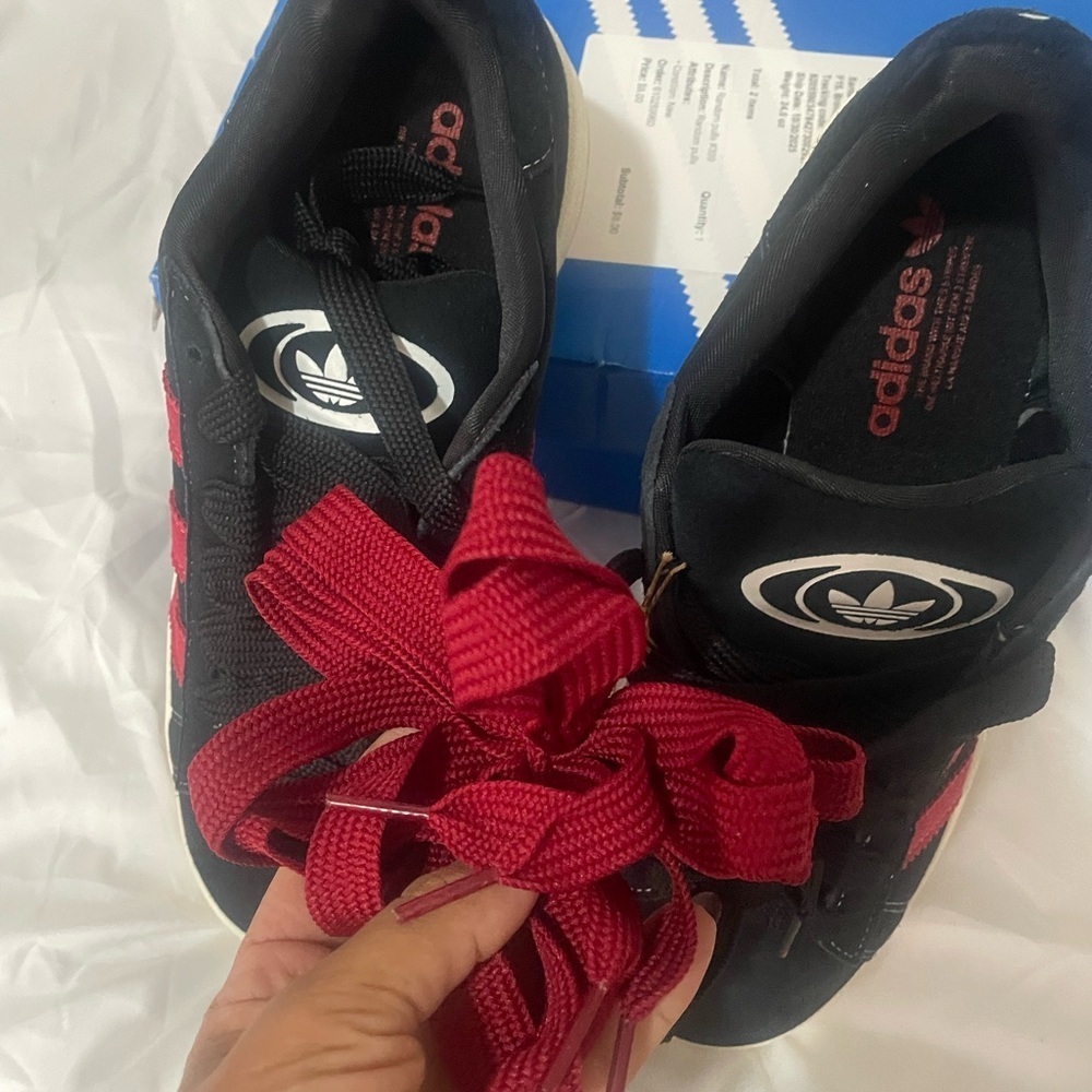 Adidas Black and Red Sneakers for Women and Men - Picture 9 of 13